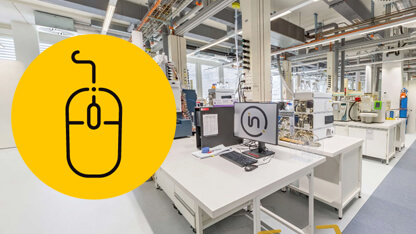 Swiss Pharma Laboratory with Cerello Digital Tour Icon